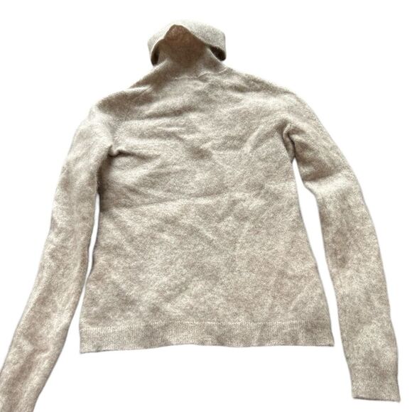 Charter club Women's Cashmere Turtleneck Sweater Beige Size XS - Picture 3 of 13
